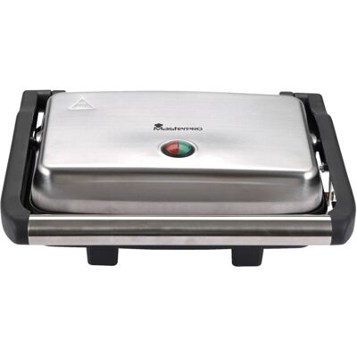 MASTERPRO Kontaktgrill BGMP-9008 silber Kunststoff Edelstahl B/H/T: ca. 35x13x30,5 cm MASTERPRO Kontaktgrill BGMP-9008 silber Kunststoff Edelstahl B/H/T: ca. 35x13x30,5 cm