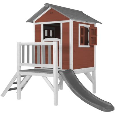 AXI Spielhaus Lodge XL rot B/H/L: ca. 240x189x167 cm AXI Spielhaus Lodge XL rot B/H/L: ca. 240x189x167 cm