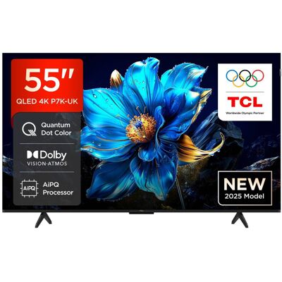 TCL 55-Zoll QLED Fernseher - 55P71KX1 - 4K Ultra HD, Smart TV, Schwarz TCL 55-Zoll QLED Fernseher - 55P71KX1 - 4K Ultra HD, Smart TV, Schwarz