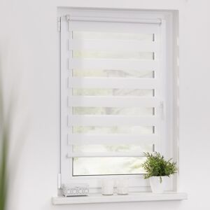 Lichtblick Duo-Rollo, Klemmfix, 60x150 cm, Polyester, Weiß Lichtblick Duo-Rollo, Klemmfix, 60x150 cm, Polyester, Weiß