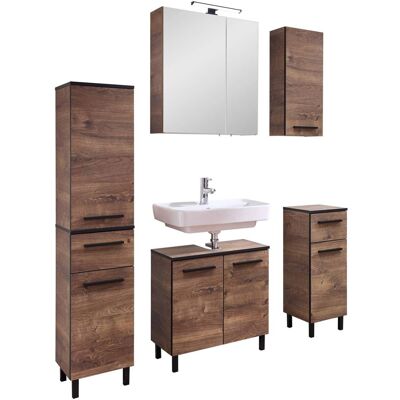 Pelipal Badezimmer-Set Quickset 374 Eiche Ribeck Nachbildung B/H/T: ca. 120x200x33 cm Pelipal Badezimmer-Set Quickset 374 Eiche Ribeck Nachbildung B/H/T: ca. 120x200x33 cm
