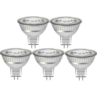 BLULAXA 49681 - 5x LED SMD Lampe, MR16, GU5.3, 3,5W, 345 lm, warmweiß - LED Lampe BLULAXA 49681 - 5x LED SMD Lampe, MR16, GU5.3, 3,5W, 345 lm, warmweiß - LED Lampe