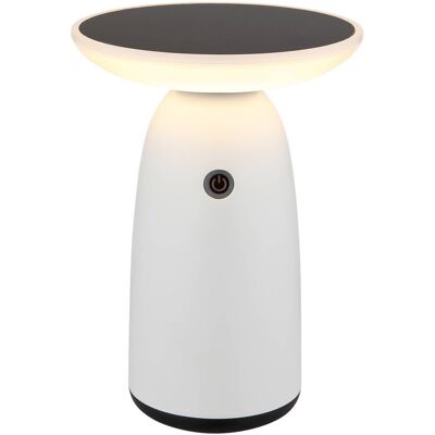 Globo LED-Solarleuchte SOLAR 36625W Opal weiß Aluminium Kunststoff H/D: ca. 22,5x16 cm Globo LED-Solarleuchte SOLAR 36625W Opal weiß Aluminium Kunststoff H/D: ca. 22,5x16 cm
