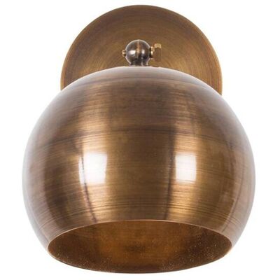 Opviq Wandleuchte Sivani bronze Metall B/H/T/L/D: ca. 28x21x28x15x15 cm E27 1 Brennstellen Opviq Wandleuchte Sivani bronze Metall B/H/T/L/D: ca. 28x21x28x15x15 cm E27 1 Brennstellen