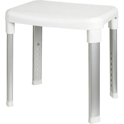 VITAEASY Duschhocker - bis zu 150kg, Höhenverstellbar, 42x34cm VITAEASY Duschhocker - bis zu 150kg, Höhenverstellbar, 42x34cm