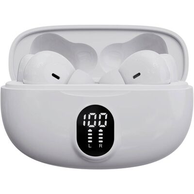 Denver TWE-57W Weiße Bluetooth-Ohrhörer - Mobiltelefon Denver TWE-57W Weiße Bluetooth-Ohrhörer - Mobiltelefon