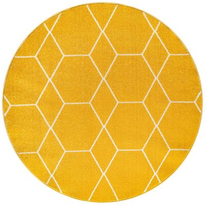 Sanat Teppich Trellis gelb D: ca. 120 cm Sanat Teppich Trellis gelb D: ca. 120 cm