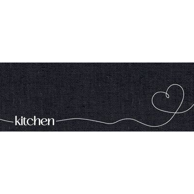 Küchenläufer Cook&Wash schwarz B/L: ca. 50x150 cm Küchenläufer Cook&Wash schwarz B/L: ca. 50x150 cm