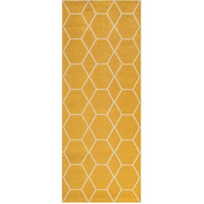 Sanat Teppich Trellis gelb B/L: ca. 80x200 cm Sanat Teppich Trellis gelb B/L: ca. 80x200 cm
