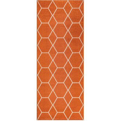 Sanat Teppich Trellis orange B/L: ca. 80x200 cm Sanat Teppich Trellis orange B/L: ca. 80x200 cm