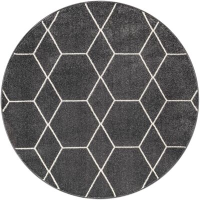 Sanat Teppich Trellis anthrazit D: ca. 150 cm Sanat Teppich Trellis anthrazit D: ca. 150 cm