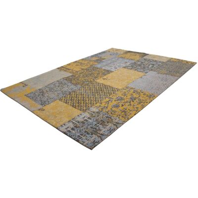 Kayoom Symphony 160 Gold Teppich - Vintage Patchwork-Stil Kayoom Symphony 160 Gold Teppich - Vintage Patchwork-Stil