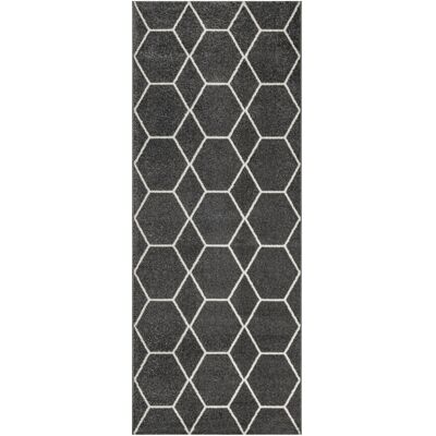 Sanat Teppich Trellis anthrazit B/L: ca. 80x200 cm Sanat Teppich Trellis anthrazit B/L: ca. 80x200 cm
