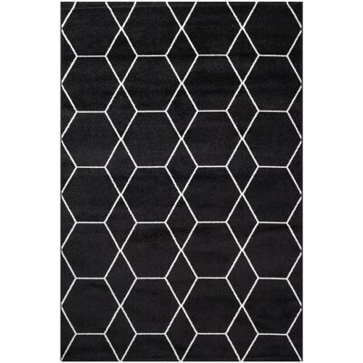 Sanat Teppich Trellis schwarz B/L: ca. 120x170 cm Sanat Teppich Trellis schwarz B/L: ca. 120x170 cm