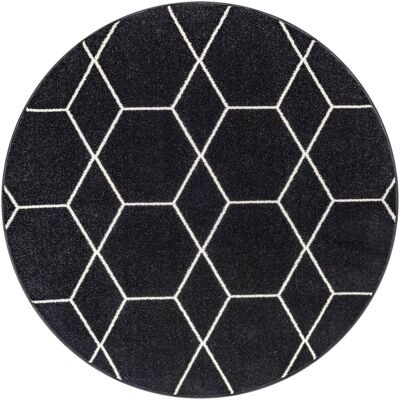 Sanat Teppich Trellis schwarz D: ca. 150 cm Sanat Teppich Trellis schwarz D: ca. 150 cm