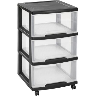 Curver Schubladenturm transparent B/H/L: ca. 39x64,5x37 cm Curver Schubladenturm transparent B/H/L: ca. 39x64,5x37 cm