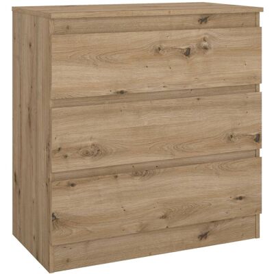 Kommode Mara Eiche Artisan Nachbildung B/H/T: ca. 77x80,5x42 cm Kommode Mara Eiche Artisan Nachbildung B/H/T: ca. 77x80,5x42 cm