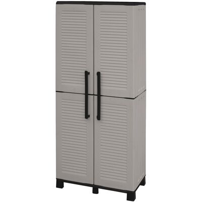 ArtPlast Kunststoffschrank Family grau Kunststoff B/H/T: ca. 68x168x37 cm ArtPlast Kunststoffschrank Family grau Kunststoff B/H/T: ca. 68x168x37 cm
