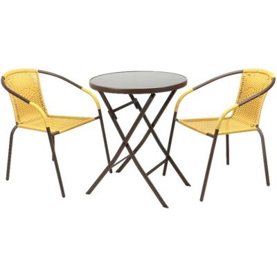 VCM Gartenset - Stapelstühle, Klapptisch - Gartentyp VCM Gartenset - Stapelstühle, Klapptisch - Gartentyp