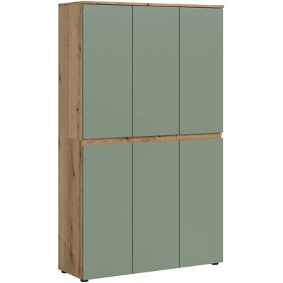 xonox.home Schrank SCARPA Evoke Oak Nachbildung grün B/H/T: ca. 105x175x37 cm xonox.home Schrank SCARPA Evoke Oak Nachbildung grün B/H/T: ca. 105x175x37 cm
