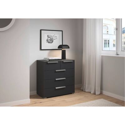 Kommode Aldono Deluxe Graphit B/H/T: ca. 80x81x42 cm Kommode Aldono Deluxe Graphit B/H/T: ca. 80x81x42 cm