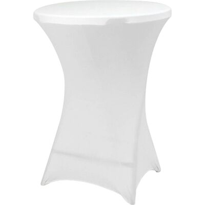 VCM Stretch-Husse für Stehtisch weiß Polyester-Mischgewebe H/D: ca. 110x80 cm VCM Stretch-Husse für Stehtisch weiß Polyester-Mischgewebe H/D: ca. 110x80 cm