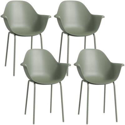 Outsunny Bistro-Set grün Kunststoff B/H/L: ca. 55x84x59 cm Outsunny Bistro-Set grün Kunststoff B/H/L: ca. 55x84x59 cm