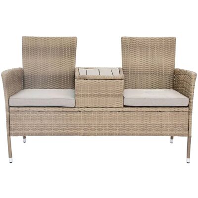 POCOline Gartenbank Love braun Stahl POCOline Gartenbank Love braun Stahl