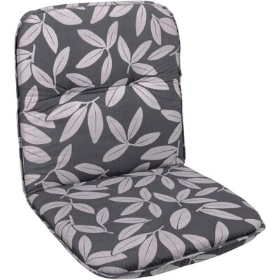 Neutral Auflage Floral grau Polyester B/H/L: ca. 50x5x98 cm Neutral Auflage Floral grau Polyester B/H/L: ca. 50x5x98 cm