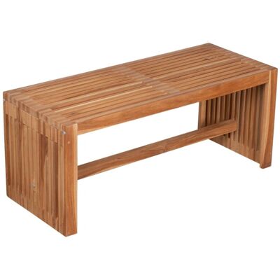 deVries Gartenbank Woodie natur Teakholz B/H/L: ca. 35x45x100 cm deVries Gartenbank Woodie natur Teakholz B/H/L: ca. 35x45x100 cm