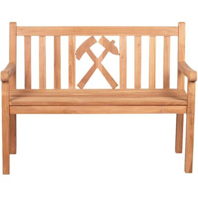 deVries Gartenbank Woodie natur Teakholz B/H/T: ca. 120x89x60 cm deVries Gartenbank Woodie natur Teakholz B/H/T: ca. 120x89x60 cm