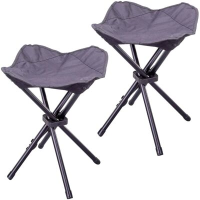 VCM Gartenhocker-Set schwarz Stahl B/H/T: ca. 33x42x33 cm VCM Gartenhocker-Set schwarz Stahl B/H/T: ca. 33x42x33 cm