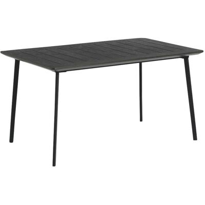 Keter Gartentisch Metalea schwarz Kunststoff B/H/L: ca. 87x75x147 cm Keter Gartentisch Metalea schwarz Kunststoff B/H/L: ca. 87x75x147 cm