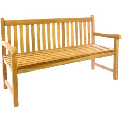 VCM Gartenbank 3-Sitzer Natur Teak - Gartenmöbel VCM Gartenbank 3-Sitzer Natur Teak - Gartenmöbel
