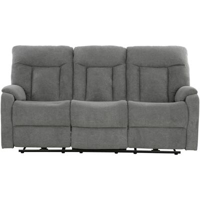Sofa 3-2-1 FM3215 grau Microfaser Sofa 3-2-1 FM3215 grau Microfaser
