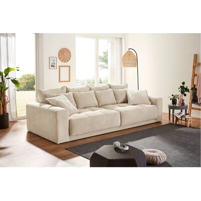 Big Sofa beige Microfaser B/H/T: ca. 298x80x135 cm Big Sofa beige Microfaser B/H/T: ca. 298x80x135 cm