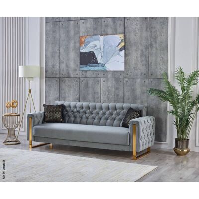 Schlafsofa Crystal braun grau B/H/T: ca. 235x86x87 cm Schlafsofa Crystal braun grau B/H/T: ca. 235x86x87 cm
