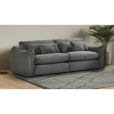 Big Sofa Glenn grau Microfaser B/H/T: ca. 259x87x124 cm Big Sofa Glenn grau Microfaser B/H/T: ca. 259x87x124 cm