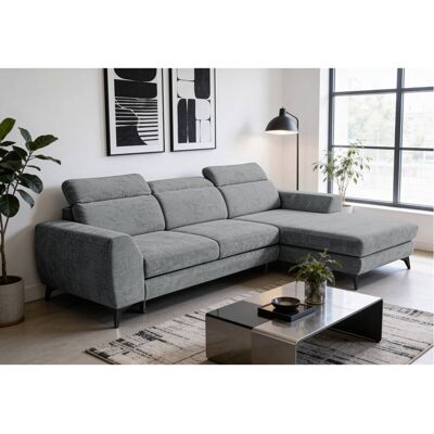 Ecksofa mit Bettfunktion und Bettkasten anthrazit Microfaser B/T: ca. 264x191 cm Ecksofa mit Bettfunktion und Bettkasten anthrazit Microfaser B/T: ca. 264x191 cm