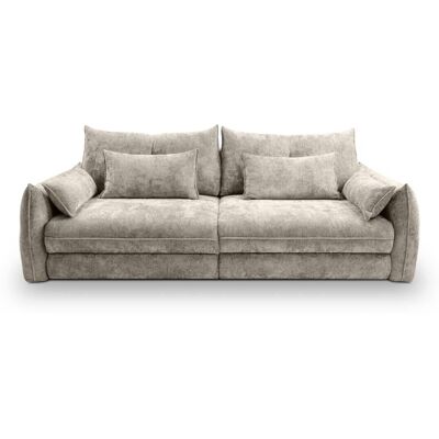 Big Sofa Delphine pearl Microfaser B/H/T: ca. 246x74x119 cm Big Sofa Delphine pearl Microfaser B/H/T: ca. 246x74x119 cm