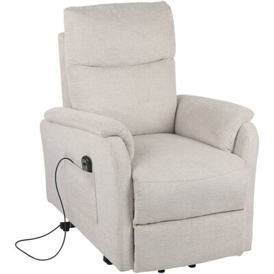 TV-Sessel Rubi beige Webstoff B/H/T: ca. 75x136x87 cm TV-Sessel Rubi beige Webstoff B/H/T: ca. 75x136x87 cm