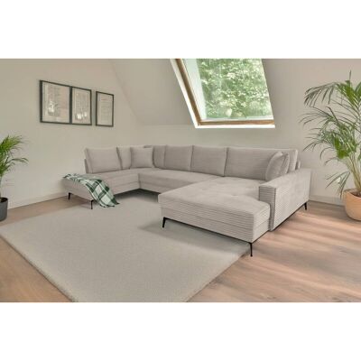 Wohnlandschaft Zero stone Microfaser B/H/T: ca. 362x86x195 cm Wohnlandschaft Zero stone Microfaser B/H/T: ca. 362x86x195 cm