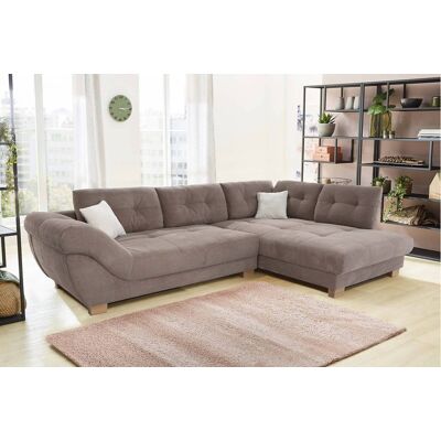 Ecksofa beige Microfaser B/H/T: ca. 346x90x221 cm Ecksofa beige Microfaser B/H/T: ca. 346x90x221 cm