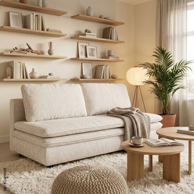 Schlafsofa Fiesta pearl Microfaser B/H/T: ca. 200x89x85 cm Schlafsofa Fiesta pearl Microfaser B/H/T: ca. 200x89x85 cm