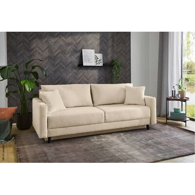 Schlafsofa beige Polyester B/H/T: ca. 217x86x94 cm Schlafsofa beige Polyester B/H/T: ca. 217x86x94 cm
