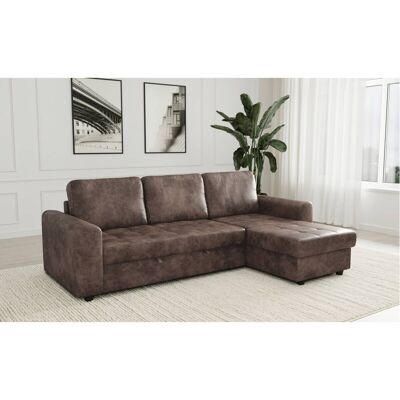 Ecksofa mit Bettfunktion und Bettkasten silber Microfaser B/T: ca. 245x155 cm Ecksofa mit Bettfunktion und Bettkasten silber Microfaser B/T: ca. 245x155 cm