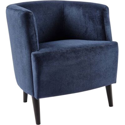 Sessel dunkelblau Webstoff B/H/T: ca. 75x70x70 cm Sessel dunkelblau Webstoff B/H/T: ca. 75x70x70 cm