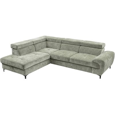 Ecksofa mit Bettfunktion und Bettkasten mint Microfaser B/H/T: ca. 256x73x202 cm Ecksofa mit Bettfunktion und Bettkasten mint Microfaser B/H/T: ca. 256x73x202 cm