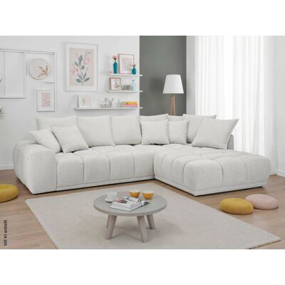 Ecksofa elfenbein Microfaser B/H/T: ca. 312x97x229 cm Ecksofa elfenbein Microfaser B/H/T: ca. 312x97x229 cm