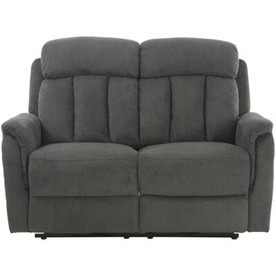 Sofa FM3216-2P grau Microfaser B/H/T: ca. 142x100x95 cm Sofa FM3216-2P grau Microfaser B/H/T: ca. 142x100x95 cm